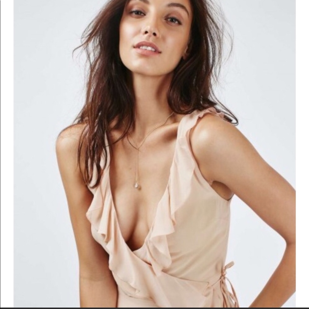 Topshop Sexy Nude Dress